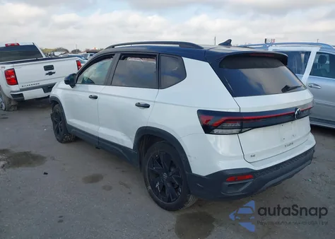 2025 Volkswagen Taos Se Black from USA, damaged, VIN 3VV3C7B23SM009885